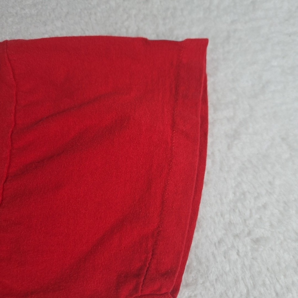 VINTAGE Nebraska‎ Cornhuskers T Shirt Medium Crewneck Single-Stitch 7 Logo Tag - Picture 3 of 9